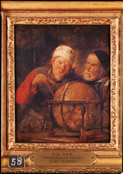 Zicht door Gillis van Tilborgh the younger